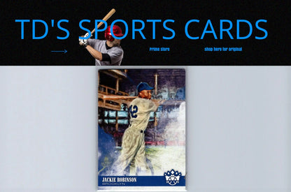 Jackie Robinson baseball card from 2018 Panini Diamond Kings series