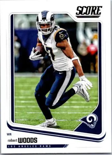Original gloss 2018 Score #171 Robert Woods NM-MT LA Rams football card by Simply Sandoval