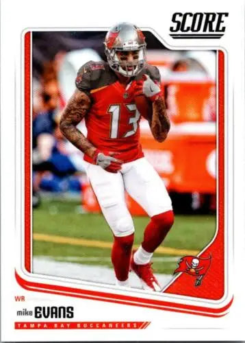 Mike Evans football card 2018 Score #303 NM-MT original gloss Buccaneers collectible