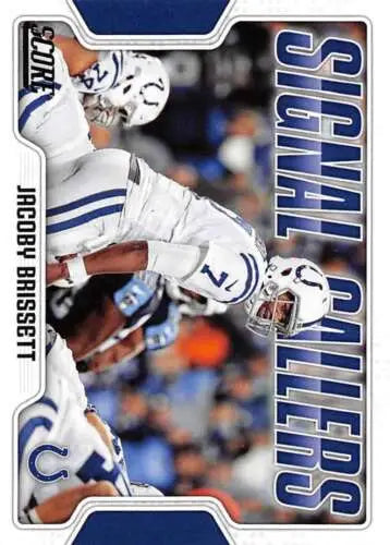 2018 Score Signal Callers #13 Jacoby Brissett NM-MT Colts original gloss football card
