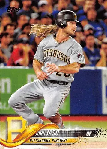 Original gloss baseball card featuring John Jaso NM-MT from 2018 Topps Pirates