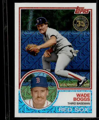 Wade Boggs baseball card from the 2018 Topps #48 Boggs Silver Pack, Boston Red Sox