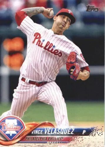 2018 Topps #628 Vince Velasquez NM-MT Phillies ID:21926