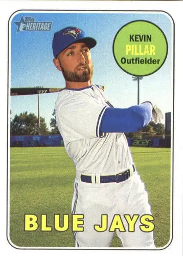 2018 Topps Heritage #396 Kevin Pillar NM-MT Blue Jays - Trading Cards