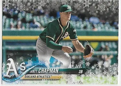 2018 Topps Holiday Snowflake #HMW34 Matt Chapman NM-MT Athletics - Trading Cards