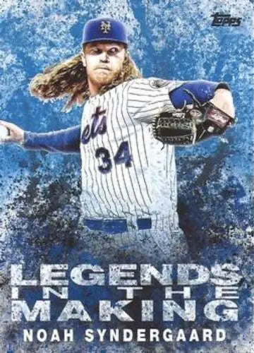 Noah Syndergaard baseball card 2018 Topps Legends with original gloss NMMT Mets