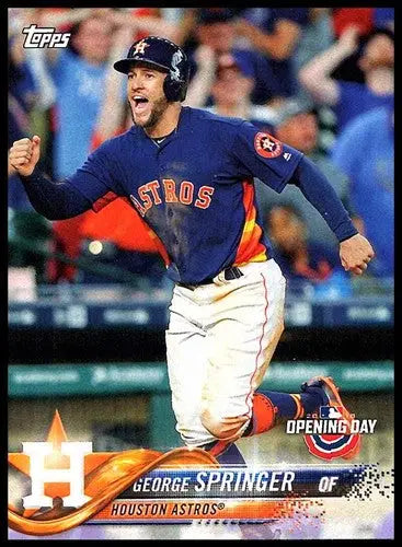 2018 Topps Opening Day #48 George Springer NM-MT Astros ID:11044 - Trading Card
