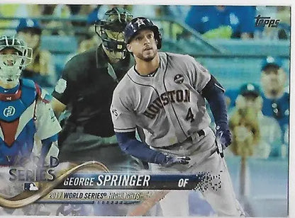 2018 Topps Rainbow Foil #154 George Springer NM-MT Astros ID:15785 - Baseball Card