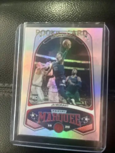 Ja Morant rookie card in 2019-20 Chronicles Marquee trading card collection
