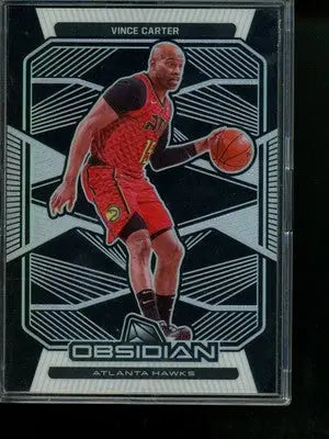 2019-20 Panini Obsidian Vince Carter basketball card collectible featuring Obsidians Vince Carter imaging