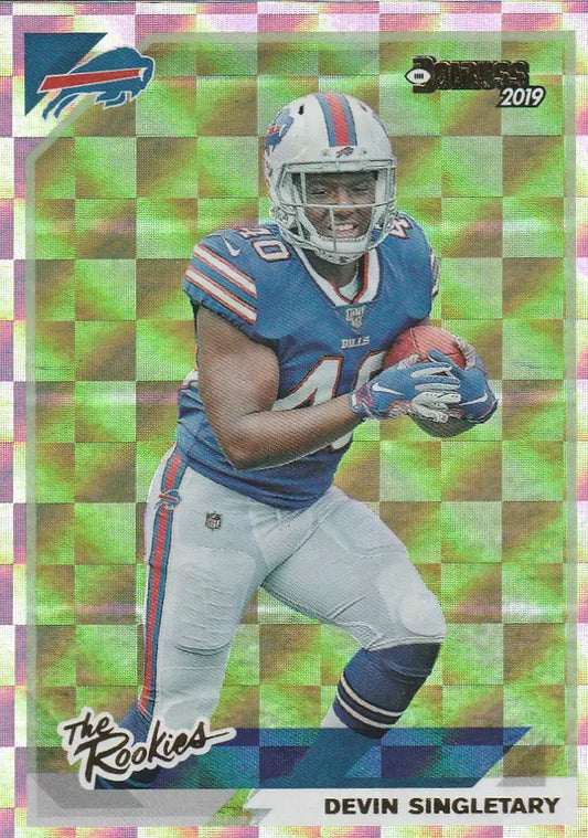 2019 Donruss The Rookies Devin Singletary TR-28 football card for collectors