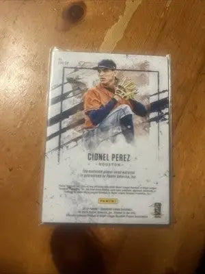 Cionel Perez baseball card from Panini Diamond Kings DK Materials series