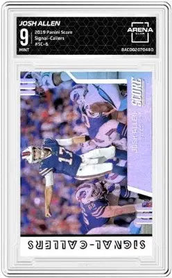 Josh Allen football card from Panini Score Arena Club 2019 product