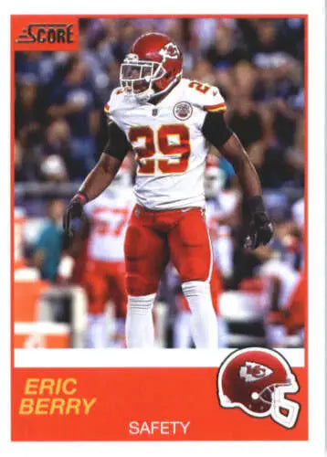 Original gloss 2019 Score Eric Berry football card NM-MT Chiefs for collectors