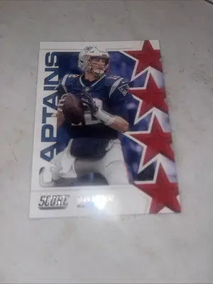 Tom Brady football card 2019 Score Insert Card New England Patriots #C-14 MINT condition