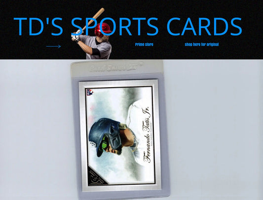 Fernando Tatis Jr. 2019 Topps Gallery trading card in protective case