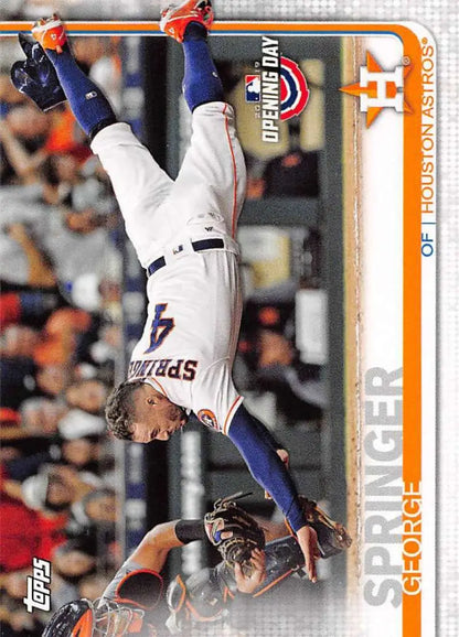 2019 Topps Opening Day #40 George Springer NM-MT Astros ID:19881 - Baseball Card