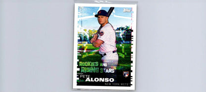 Pete Alonso baseball card from 2019 Topps Stickers #222 trading cards collection