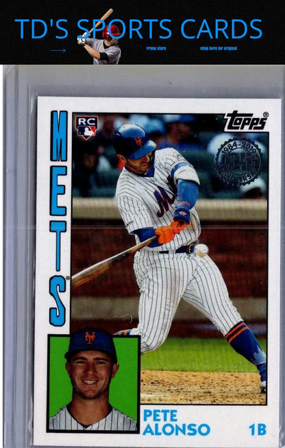Pete Alonso baseball card from 2019 Topps Update series, part of Topps Baseball collectibles