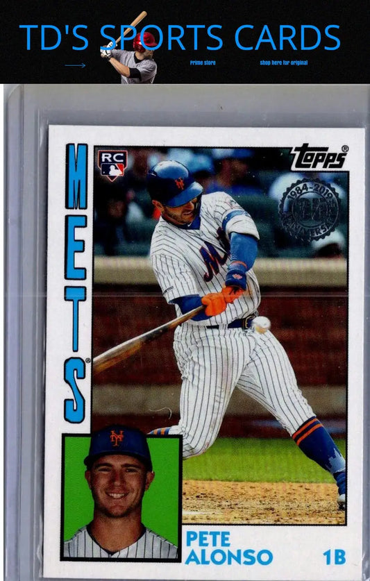 Pete Alonso baseball card from 2019 Topps Update series, part of Topps Baseball collectibles