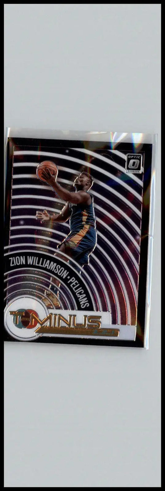Zion Williamson basketball card from Donruss Optic 2020-21 for New Orleans Pelicans