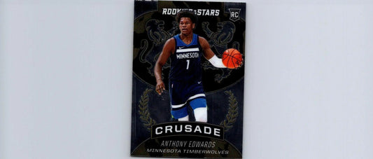Anthony Edwards basketball card from 2020-21 Panini Chronicles trading cards collection