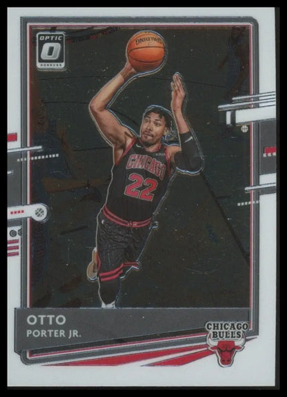 2020-21 Panini Donruss Optic Otto Porter #80 Chicago Bulls Basketball Card NBA