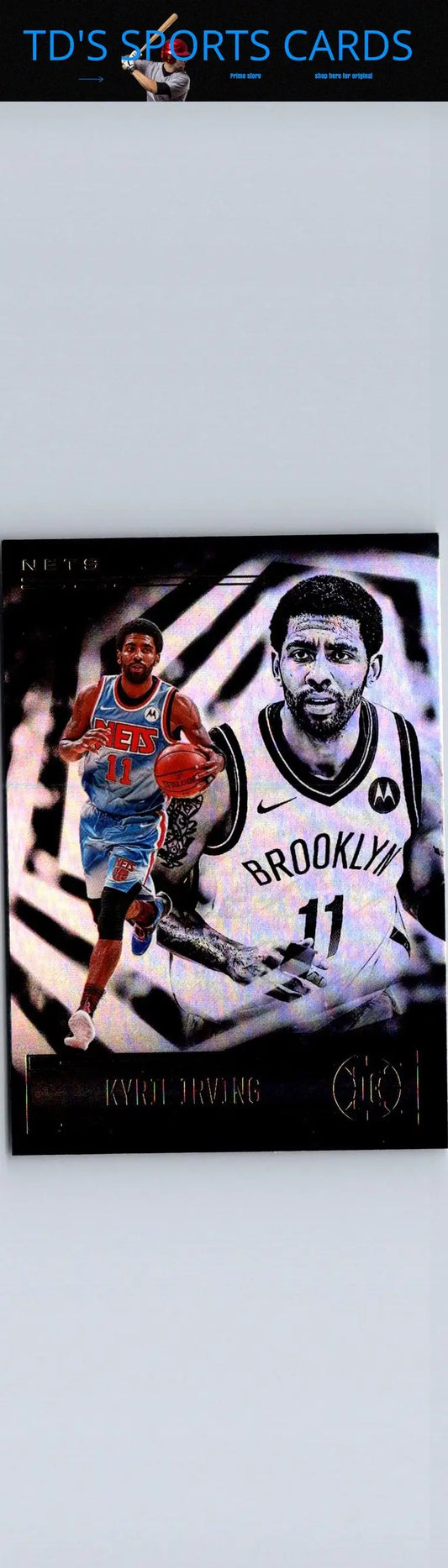 Kyrie Irving basketball card from 2020-21 Panini Illusions product collection