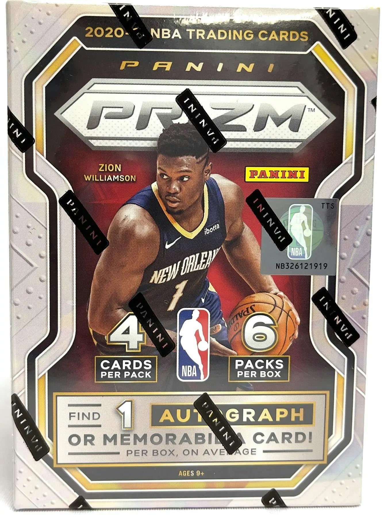 2020 Panini Prizm NBA trading card box for Panini Prizm basketball memorabilia collection