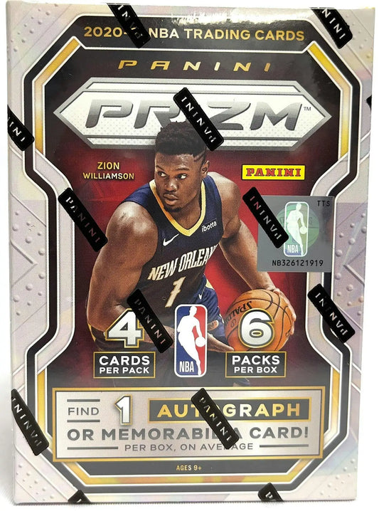 2020 Panini Prizm NBA trading card box for Panini Prizm basketball memorabilia collection