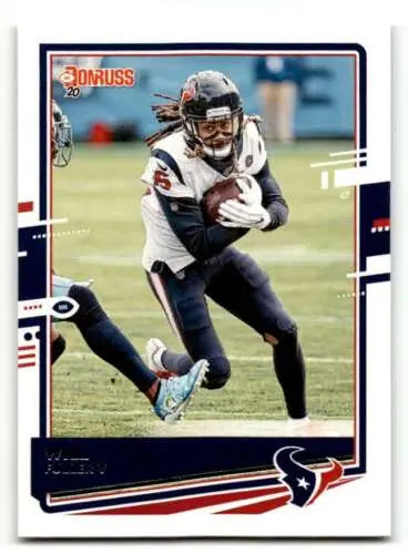 2020 Donruss #115 Will Fuller V Houston Texans Football Card with original gloss finish