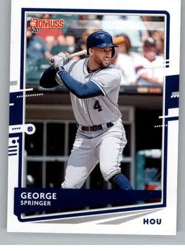 2020 Donruss #176 George Springer NM-MT Astros ID:28225 - Trading Cards