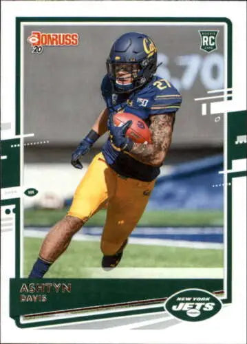 Ashtyn Davis football card 2020 Donruss #295 NM-MT NY Jets with original gloss finish