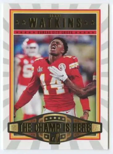 Sammy Watkins football card 2020 Donruss Champ with original gloss NM-MT Chiefs