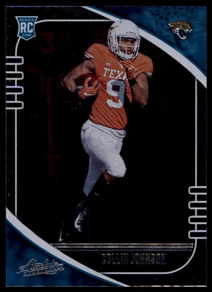 2020 Panini Absolute Rookie Collin Johnson Jacksonville Jaguars football trading card