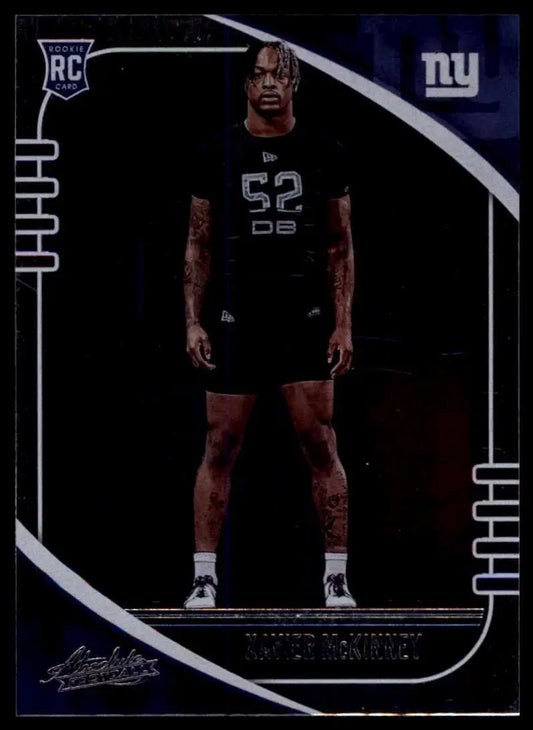 2020 Panini Absolute Rookie Xavier McKinney #198 New York Giants Football Card - Football Card