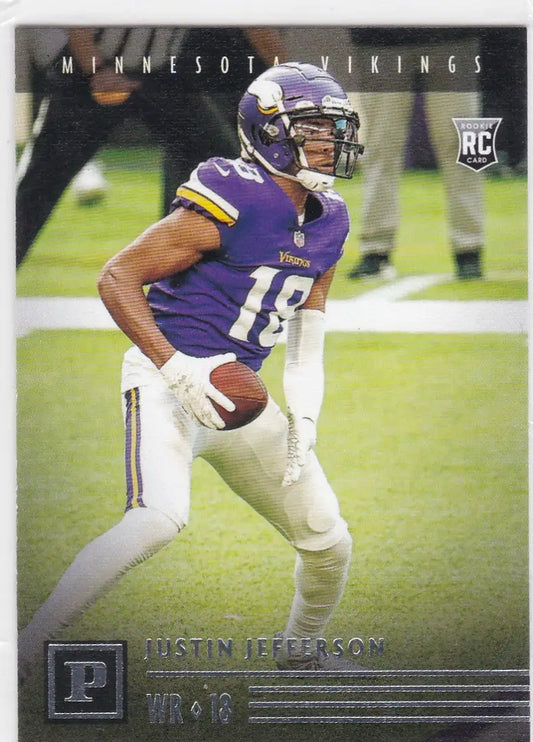 2020 Panini Chronicles #PA-23 Justin Jefferson Minnesota Vikings