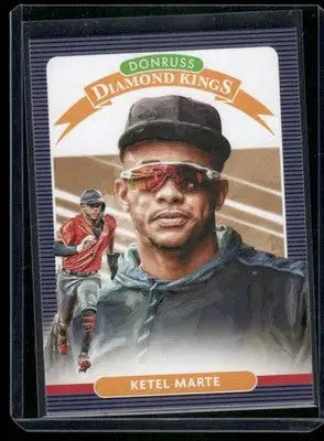 2020 Panini Donruss Diamond Kings Ketel Marte #28 Baseball - Baseball Card