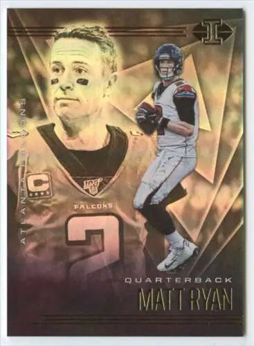 2020 Panini Illusions #50 Matt Ryan football card with original gloss design