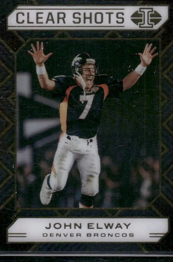 2020 Panini Illusions Clear Shots John Elway #15 Football - Football Card
