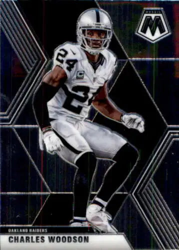 2020 Panini Mosaic Charles Woodson Football Trading Card with original gloss finish