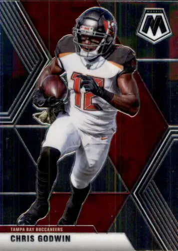 2020 Panini Mosaic Chris Godwin Football Trading Card with original gloss finish