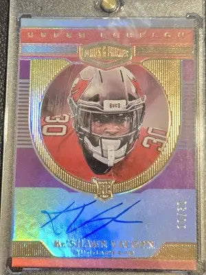 Keshaun Watson autographed football card from Vaughn Rookie Upper Echelon Purple series