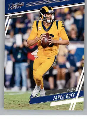 Jared Goff football card from 2020 Panini Prestige with original gloss in NM-MT condition
