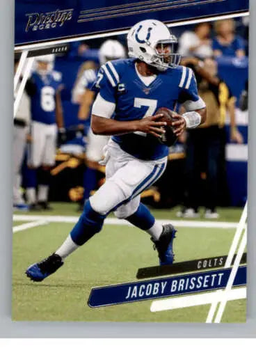2020 Panini Prestige #67 Jacoby Brissett NM-MT football card with original gloss finish