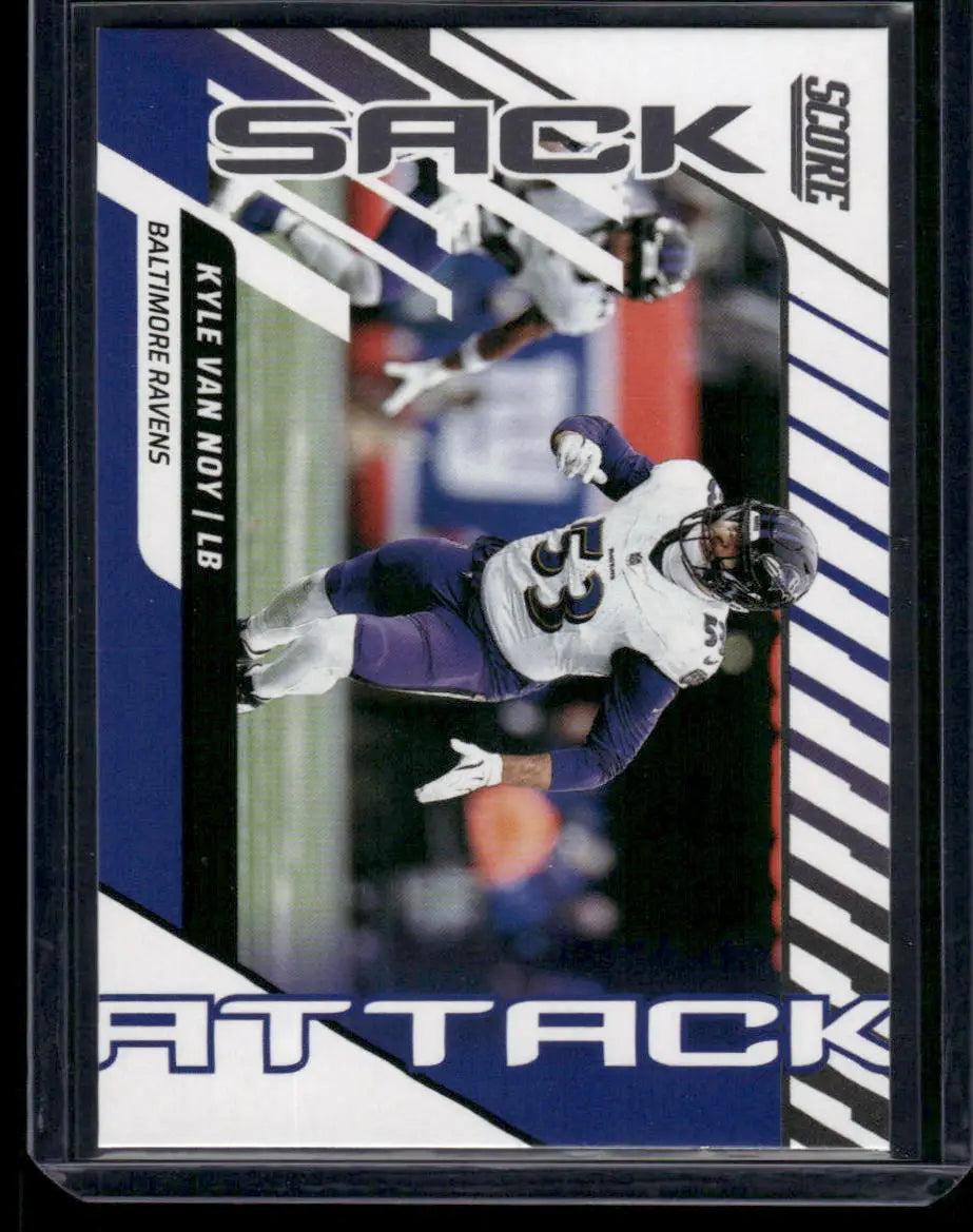 2020 Panini Score Sack Attack Kyle Van Noy #N2 Football - Football Card