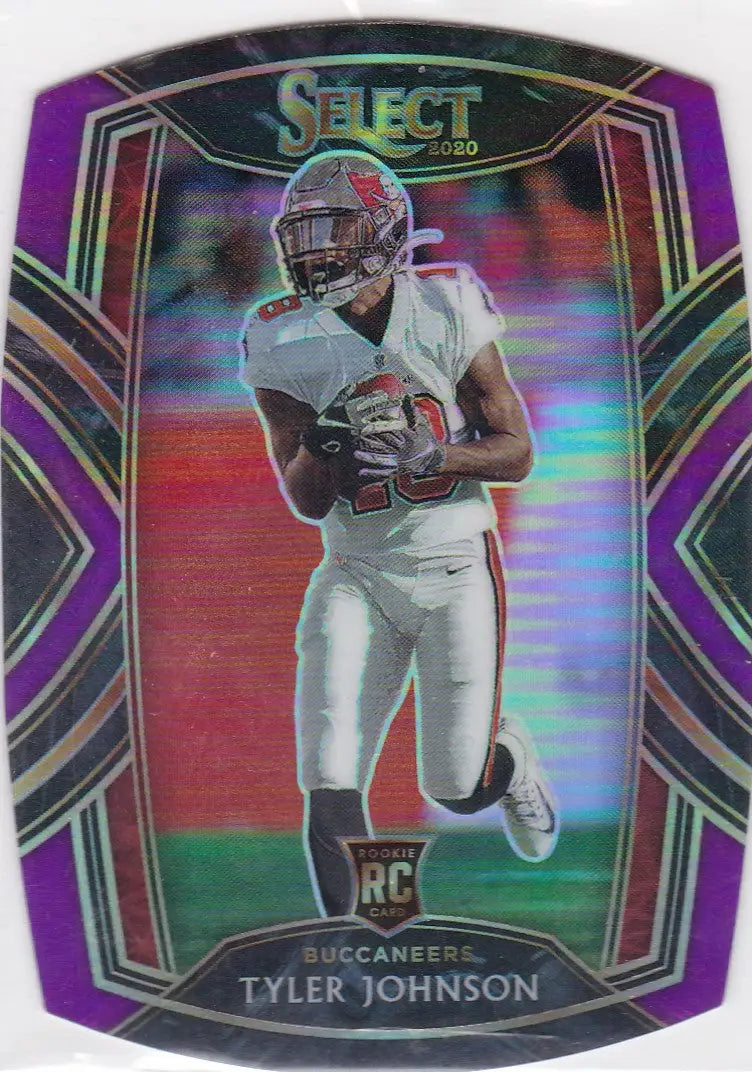 2020 Panini Select Prizm Tyler Johnson RC Die Cut Tampa Bay Buccaneers card