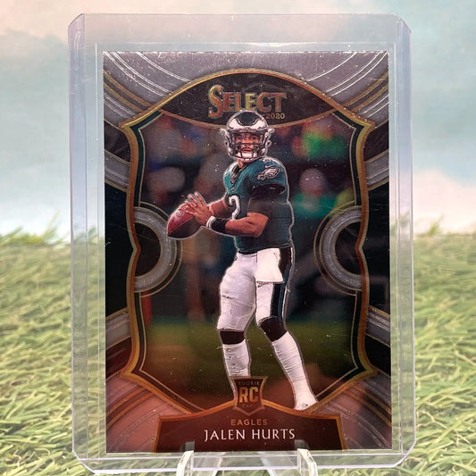 Jalen Hurts 2020 Panini Select Rookie Card #50 Philadelphia Eagles Collectible