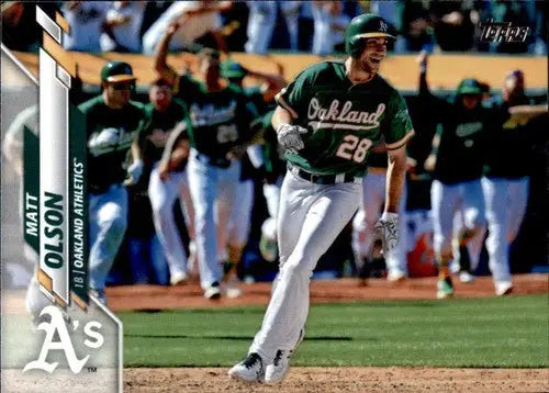 2020 Topps #319 Matt Olson NM-MT Athletics - Trading Cards