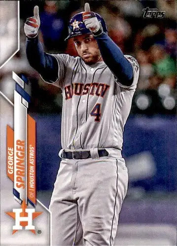 2020 Topps #330 George Springer NM-MT Astros ID:25655 - Trading Cards